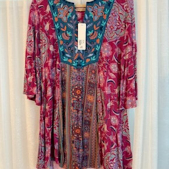 Soft Surroundings Floral Tunic. XL - Picture 3 of 5
